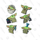 Illustration for article titled You Cant Resist the Force of This Cute Six Pin Set of The Child Exclusively at Amazon, Now $22